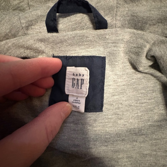 GapKids Hooded Jacket - Navy - 3T - Picture 2 of 2
